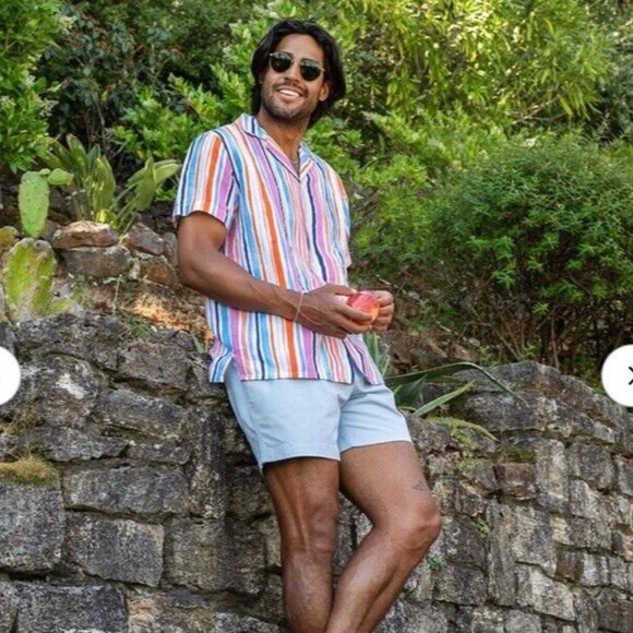 Chubbies Men’s Originals Stretch Short The Altitudes 5.5” Light Blue Size XL NWT - Picture 2 of 13